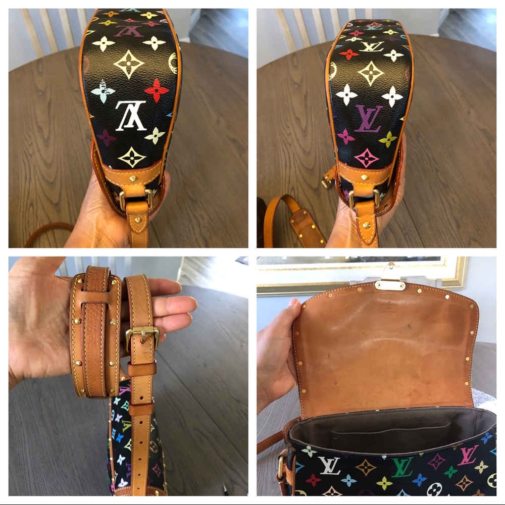 🌈RARE🌈 Louis Vuitton multi color Sologne Bag. - Picture 6 of 16